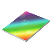 ombre regenboog notitieblok (Linkerzijde)