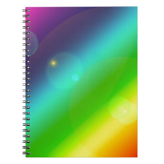 ombre regenboog notitieboek (Voorkant)