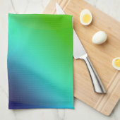 ombre regenboog theedoek (Quarter Fold)