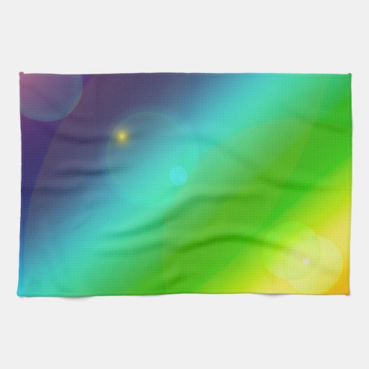 ombre regenboog theedoek (Horizontaal)