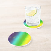 ombre regenboog zandsteen onderzetter (Zijkant)