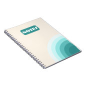 Ombre Ripples Notitieboek (Rechterzijde)