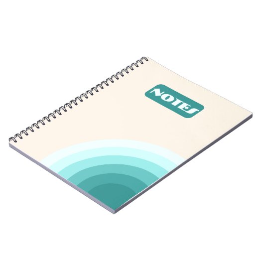 Ombre Ripples Notitieboek (Linkerzijde)