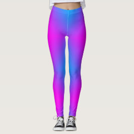 Ombre Roze Blauw Paarse 4Ann Leggings