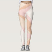 Ombre Roze Curve | Yoga-Leggings Leggings (Voorkant)