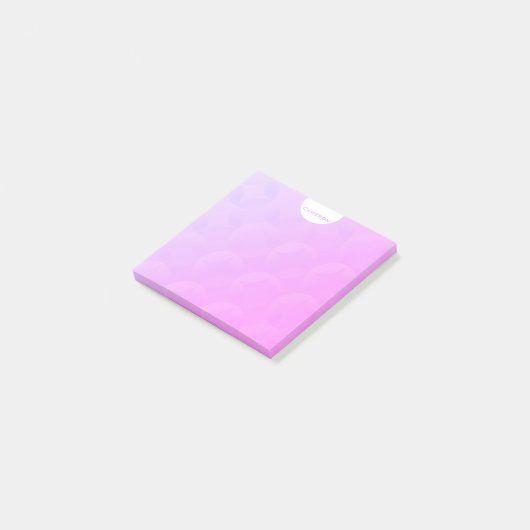 Ombre Roze en Paars Ambient Design Post-it® Notes (Schuin)