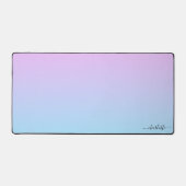 Ombré Roze en Turquoise Gradient Bureaumat (Voorkant)