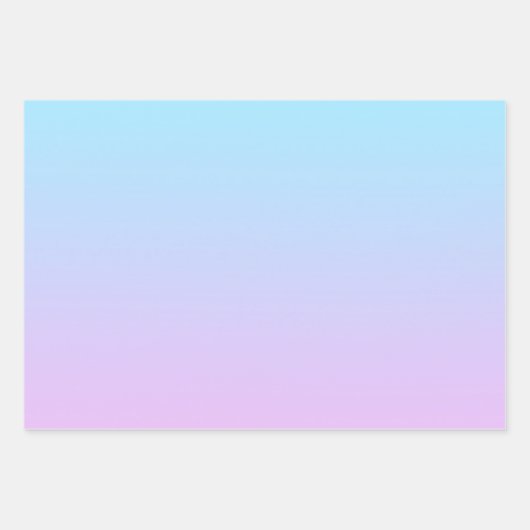 Ombré Roze en Turquoise Gradient Inpakpapier Vel (Voorkant 2)