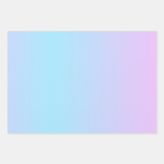 Ombré Roze en Turquoise Gradient Inpakpapier Vel (Voorkant 3)