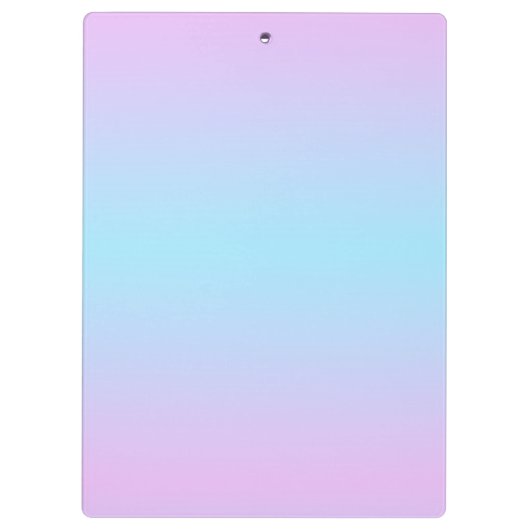 Ombré Roze en Turquoise Gradiënt Klembord (Achterkant)