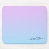 Ombré Roze en Turquoise Gradient Muismat (Voorkant)