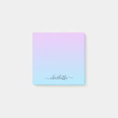 Ombré Roze en Turquoise Gradient Post-it® Notes (Voorkant)