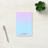 Ombré Roze en Turquoise Gradient Post-it® Notes (Kantoor)