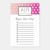 Ombre Roze Fried Eggs Post-it® Notes (Voorkant)