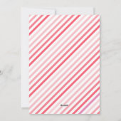 Ombre roze HOHO Galentines Dag hart foto Feestdagenkaart (Achterkant)