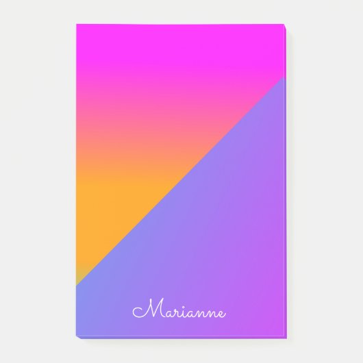 Ombré Roze Paarse Helder Post-it Notities Post-it® Notes (Voorkant)