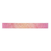 Ombre Roze Peach glitter All Occasion Satijnen Lint (Voorkant)