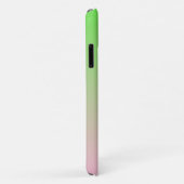 Ombre Roze tot Lime Green Case-Mate iPhone Case (Achterkant/rechts)