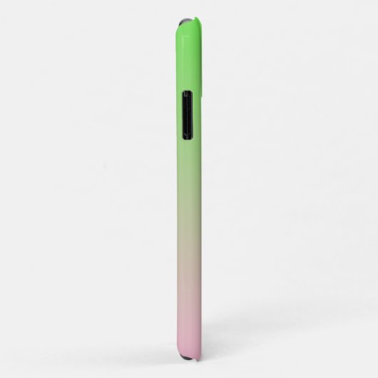 Ombre Roze tot Lime Green Case-Mate iPhone Case (Achterkant/rechts)