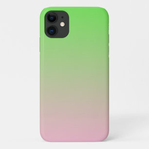 Ombre Roze tot Lime Green Case-Mate iPhone Case