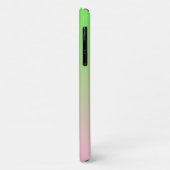 Ombre Roze tot Lime Green Case-Mate iPhone Case (Achterkant/links)