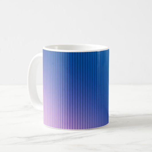 ombre, roze verloop koffiemok (Voorkant links)