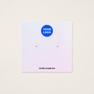 Ombre Roze voeg uw Logo toe die beeldscherm verdie Vierkante Visitekaartjes