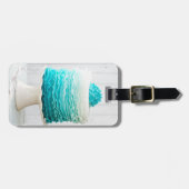 Ombre ruffle cake bagagelabel (Voorkant horizontaal)