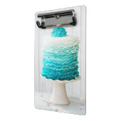 Ombre ruffle cake mini klembord (Angled2)