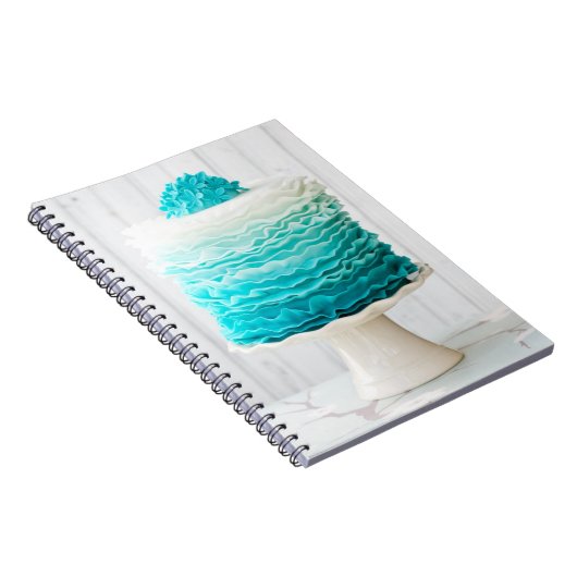 Ombre ruffle cake notitieboek (Rechterzijde)