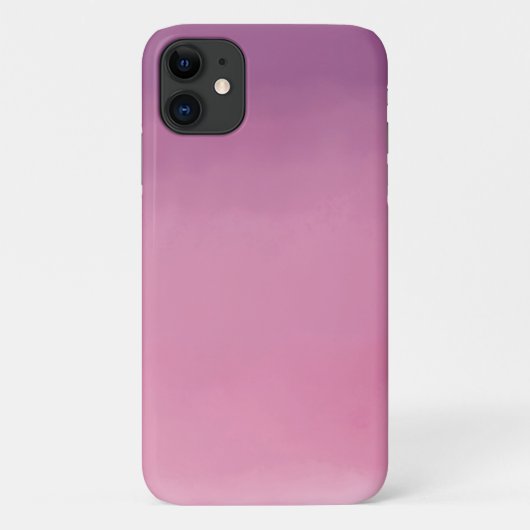 Ombré-schoppen van paars Case-Mate iPhone case (Achterkant)