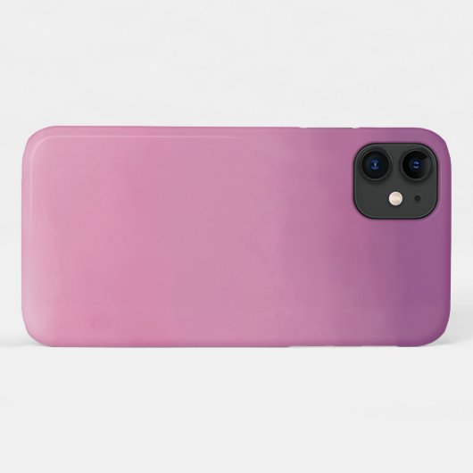 Ombré-schoppen van paars Case-Mate iPhone case (Achterkant (horizontaal))