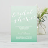 OMBRE SHOWER | BRIDAL SHOWER INVITATION KAART (Staand voorkant)