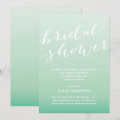 OMBRE SHOWER | BRIDAL SHOWER INVITATION KAART (Voorkant / Achterkant)