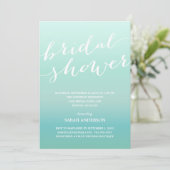 OMBRE SHOWER | BRIDAL SHOWER INVITATION KAART (Staand voorkant)