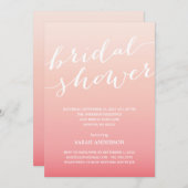 OMBRE SHOWER | BRIDAL SHOWER INVITATION KAART (Voorkant / Achterkant)