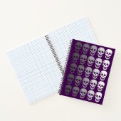 Ombre Skulls, Paarse Notitieboek (Binnen)