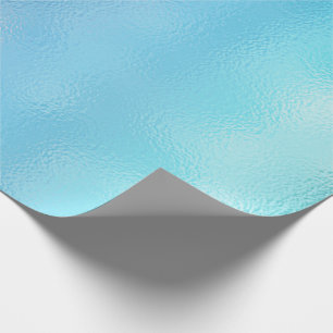 Ombre Sky Zee Blauw Ocean Beach Tiffany Glass Cadeaupapier