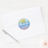 Ombre Slime Zakelijk Branding Ronde Sticker (Envelop)