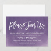 Ombre sluit u zich aan bij ons bruiloftsfeest met  kaart (Voorkant / Achterkant)