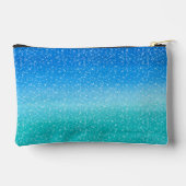 Ombre Sparkles blauw en groen glitter Etui (Achterkant)