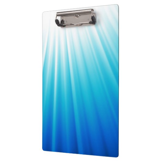 Ombre Starburst white aqua blue lichtbundels Klembord (Links)