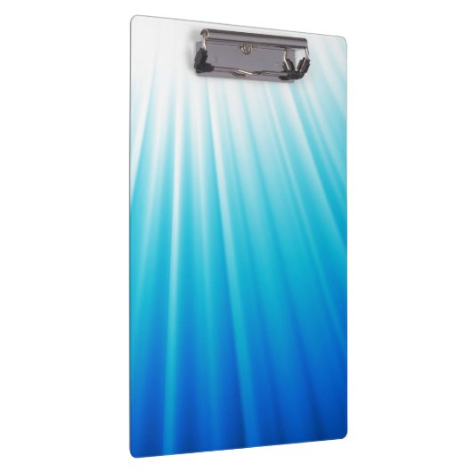 Ombre Starburst white aqua blue lichtbundels Klembord (Rechts)