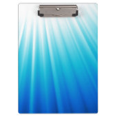 Ombre Starburst white aqua blue lichtbundels Klembord (Voorkant)