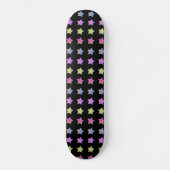 Ombre Stars Pattern Persoonlijk Skateboard (Voorkant)