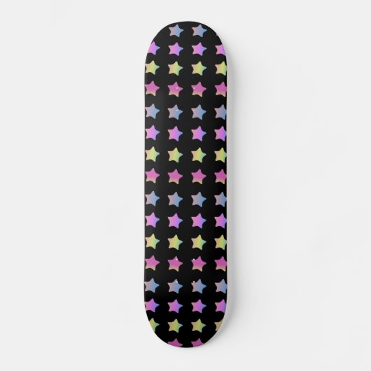 Ombre Stars Pattern Persoonlijk Skateboard (Voorkant)