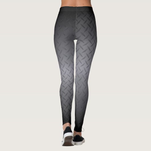 Ombre Steel Diamond Bord Pattern Leggings (Achterkant)