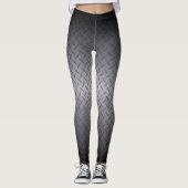 Ombre Steel Diamond Bord Pattern Leggings (Voorkant)