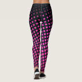 Ombre Stippenpatroon Leggings voor Vrouwen (Achterkant)