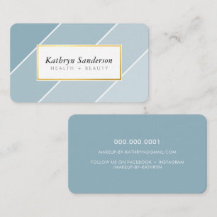 OMBRE STRIPE moderne stijlvolle chic schattige sto Visitekaartje